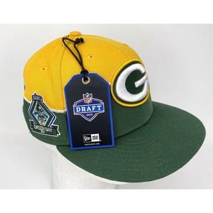 Green Bay Packers Love New Era 59Fifty Fitted Team Hat Cap Rare NFL 7 5/8